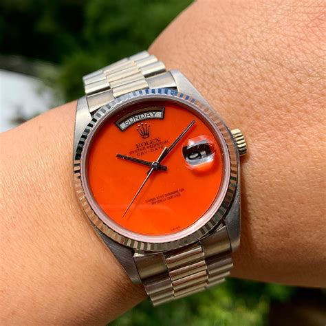 rolex tan dial|Rolex coral dials review.